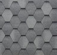 Бітумна черепиця TEGOLA ECO ROOF HEXAGONAL Mixed Slate